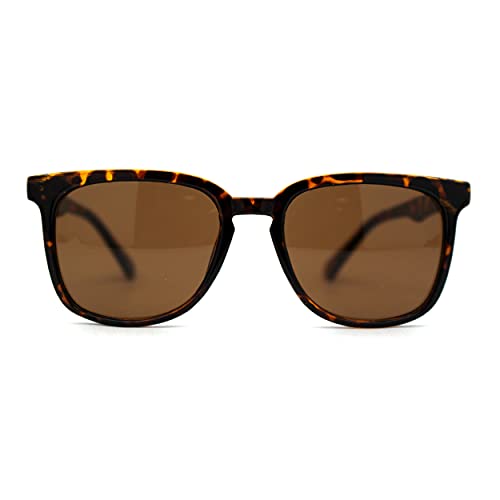 Classic Hipster Rectangular Keyhole Horn Rim Sunglasses2