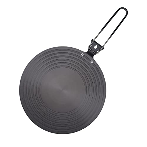 Placa para evitar comida quemada difusor de calor para gas de aluminio de 28cm con mango 2