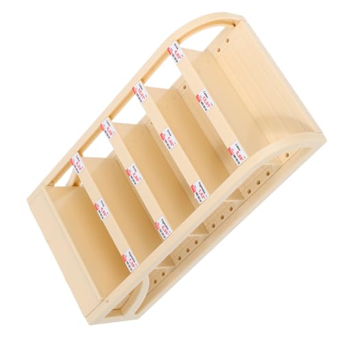 Milisten Mini Estantería de Supermercado Miniatura Multiusos Multi para Organización de Alimentos y Juguetes Casa de Muñecas Estante Compacto para Snacks y Accesorios de Infantil