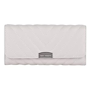 Lino Perros Womens Quilted White Wallet