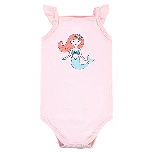 Image of Hudson Baby Unisex Baby Cotton Sleeveless Bodysuits