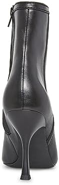Steve Madden Women's Brecken Ankle Boot, Black Leather, 6 | Image 2