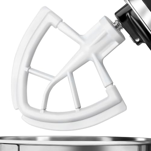 Comparison: Best Stand Mixer Attachment For Creaming Butter And Sugar 11 Flex Edge Beater for KitchenAid,Mixer Attachement Compatible With KitchenAid,Mixer Accessory,Fits Tilt-Head Stand Mixer Bowls For 4.5-5 Quart Bowls,Beater With Silicone Edges,White