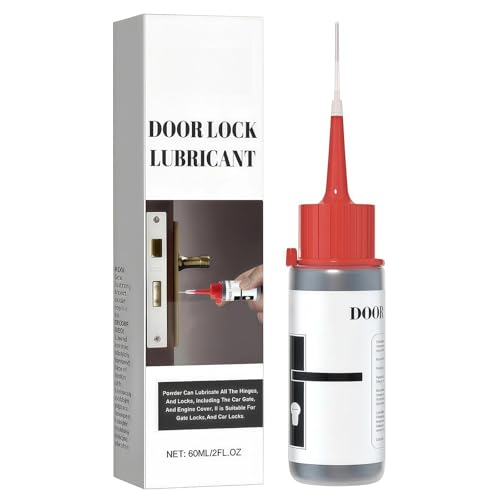 Graphite Powder For Locks | High-Performance Graphite Lubricant | Dry Lube Powder & Spray Grease For Locks Cylinders & Treadmills