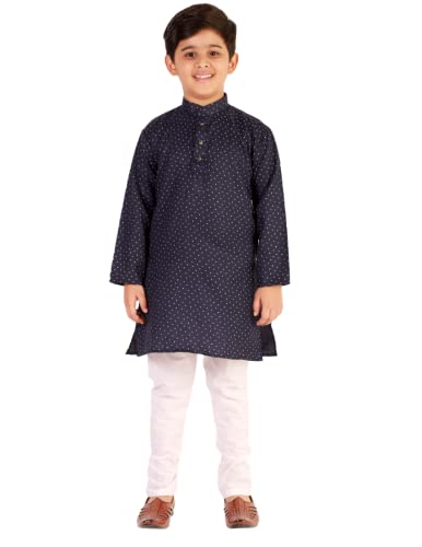 Image of Pro Ethnic Style Developer Boys Kurta Pajama Set | Traditional Ethnic Wear| Cotton | Striped | (S-182)