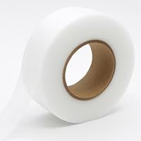 JPstraps 30 m x 25 mm extra starkes Fliselin-Klebeband, extra stark, für Säume, Kleidung, Vorhänge, Hosen, Jeans (kein Nähen erforderlich), Weiß