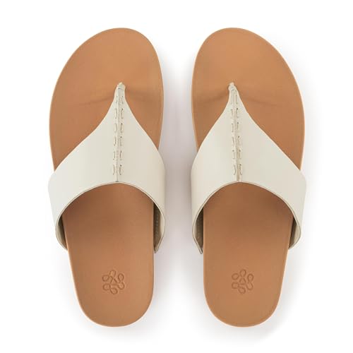 Image of The Sak Everly Slide Sandal - Women's Flat Fashion Slides with Soft Cushion Sole - Beach Slip On Sandals For Everyday