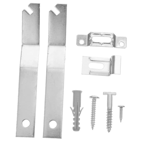Image of 2sets Locking Hardware Picture Hanging Kit Secure -Theft Hooks for Picture Frames Easy to Install Hangers for Hotels and Art Displays