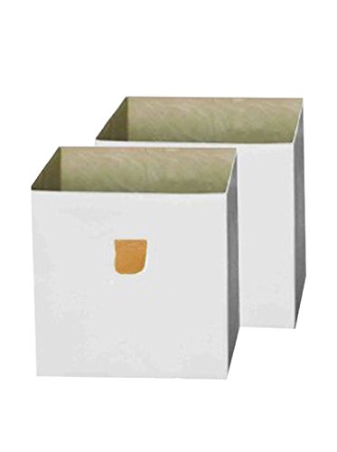 Phönix 817301WE Caja Stor'It en el Conjunto de 2 para estantería Caro, 34 x 34 cm, Blanco