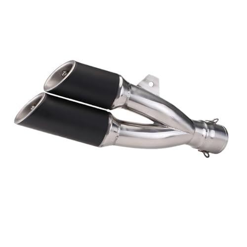 Pot 51mm double trou réduit le bruit moto pour rouler en ville