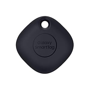 Samsung Galaxy SmartTag Bluetooth Item Finder and Key Finder, 120m Finding Range, 1 Pack, Black (UK Version)