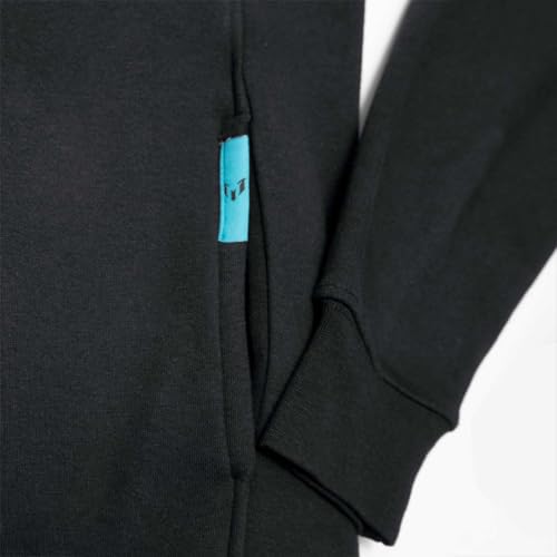 Premium Black Hoodie Sweatshirt with Urban Graphic Print Design, Cotton Blend, Drawstring Hood, Casual Streetwear Style Messi colection gift3