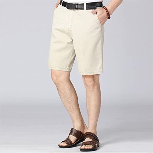 Short cargo homme en coton beige pour les journées d'été