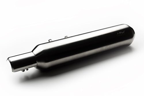 Image of TE 202 EXHAUST FOR SUPER METEOR STAINLESS STEEL MATT