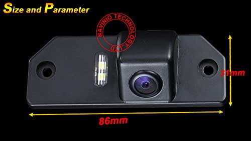 Navinio Rear View Back Up Reverse Parking Camera in License Plate Lighting (NTSC) for Mondeo/Focus/C-Max/Focus Sedan(3 Carriage)/Focus (2 Carriage) - Image 3