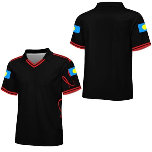 Flag of Zambia Children's Football Jersey Short Sleeve Casual T-Shirt3