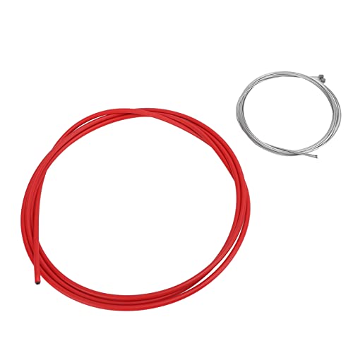 Bicycle Shifter Cable Housing Set, Bike Variable Speed Brake Cable Set Bicycle Brake Cable Shift Line Set For Mountain Bike Road Bike Folding Bike(Shifting Suit Red) Bicycles And Spare Parts #TOP7