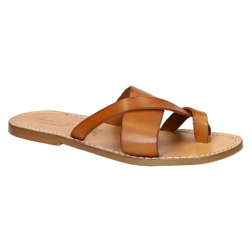 Sandalias de cuero Gianluca Talla 45: la solución al calor con estilo italiano