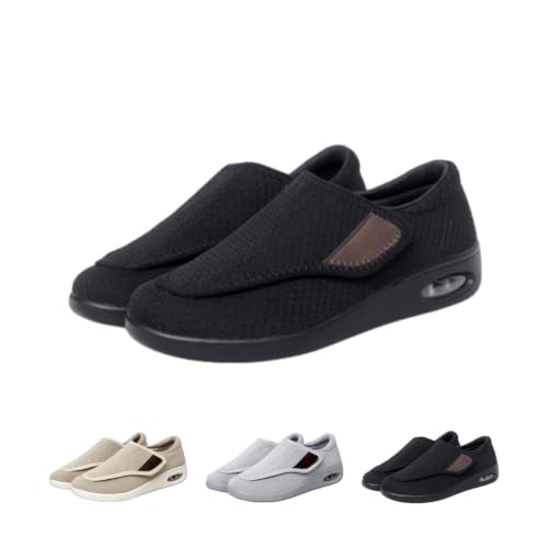 Chaussures de marche pour femme à semelle compensée et tige en maille respirante