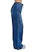 Judy Blue Women's High Rise Featherweight Drawstring Waist Wide Leg Palazzo Jeans (Medium Blue, 7)