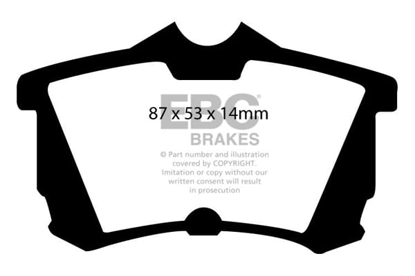 DP51216NDX EBC Klocki hamulcowe BLUESTUFF NDX Brakes do Honda Accord CG Accord