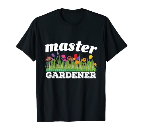 Maestro jardinero divertido amante del jardín jardinería Camiseta