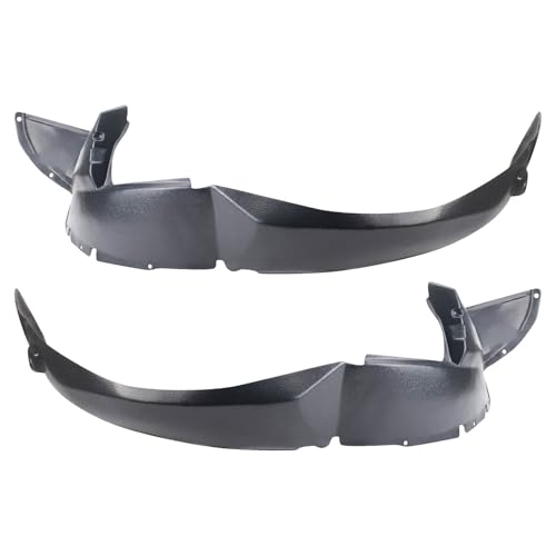 Image of TRQ Front Inner Fender Liner Set Compatible with 2005-2007 Buick Terraza 2005-2008 Chevrolet Uplander Saturn Relay GM1250108 GM1251108