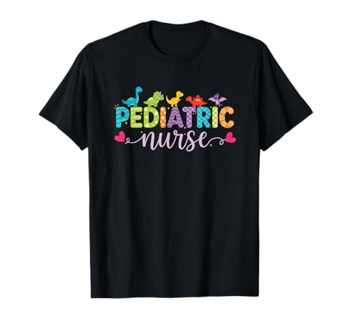 Nurse Pediatric Nurse Dino Crew, Cute Pediatric Peds Nurse T-Shirt
