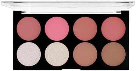 MARS Fantasy Face Palette with Blushes,Highlighters and Bronzer| Highly Pigmented & Long Lasting | Face Makeup Kit (20g) (Shade-02)