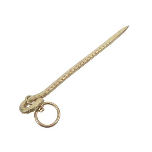 SOLUSTRE Clavo Molido Correa y Estaca para Perros Estaca De Tierra Estaca De Perro para Jardín Kit De Anclajes De Cobertizo Suelo Gancho para Perros Staples Lona Golden Barra De Refuerzo