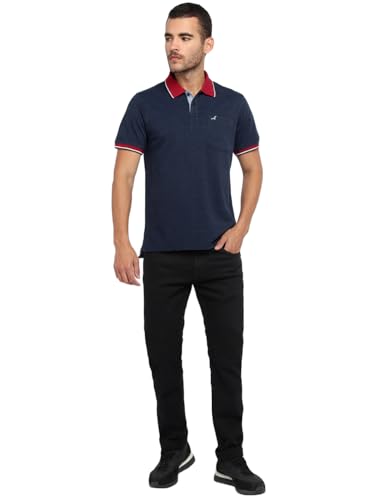Image of AMERICAN CREW Polo Collar T-Shirt for Men with Pocket