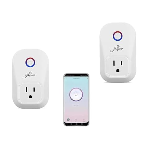 Mini Smart Plug,WiFi Outlet Socket Remote Control,Compatible with Alexa and Google Home,10Amp,Overload Protection,No Hub Required,ETL Listed,FCC Certified （2 Pack） Cover