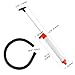 Manual Bilge Pump for Boats Kayak Canoe Hand Water Pump | Siphon Pump Bailer Kayaking Boat with Hose Portable Held 20 Gallons Per Minute Suction Marine Grade Regular (Short Version1)