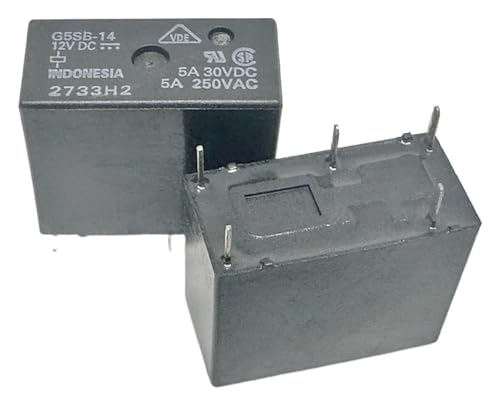 Relais G5SB-14 12V CC 5 broches pour circuit imprimé