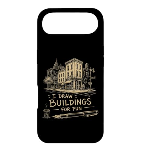 I Draw Buildings For Fun �A�[�o���X�P�b�` ���z�� ���l �A�[�g �X�}�z�P�[�X iPhone Air �p
