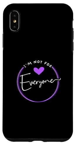 Purple Can't Win 'Em all パープルグラフィック スマホケース iPhone XS Max 用
