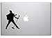 Singer The King - Movie Decal Vinyl Removable Decorative Sticker for Wall, Car, Ipad, Macbook, Laptop, Bike, Helmet, Small Appliances, Music Instruments, Motorcycle, Suitcase
