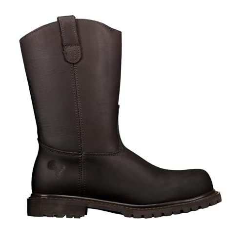 160-10” Wellington Steel Toe Work Boots for Men – Safety Footwear – Electrical Hazard, Oil and Slip Resistant3