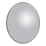 RETRAC 604773 3-3/4-Inch Round Aluminum Stick-On Blind Spot Mirror, Convex Glass