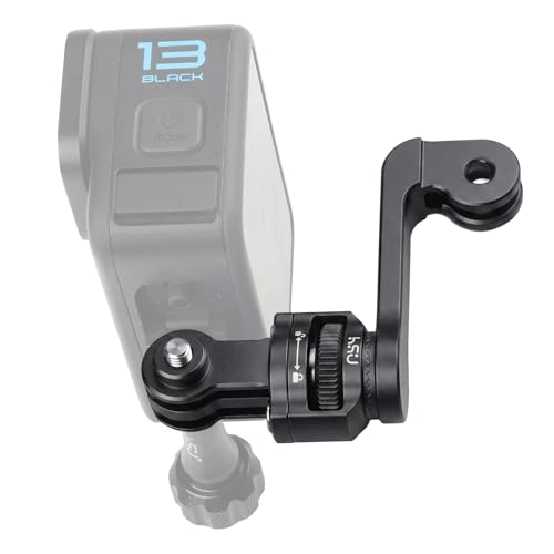 HSU �A�N�V�����J���� �}�E���g 360°��] �p�x���� �c�ǂ�}�E���gGoPro Insta360 Osmo Action �Ή� �J�����A�N�Z�T���[ �O�r ���B��_�Ή� �J�����u���P�b�g �A�_�v�^�[ �y�� ���ϋv Vlog �B�e SNS