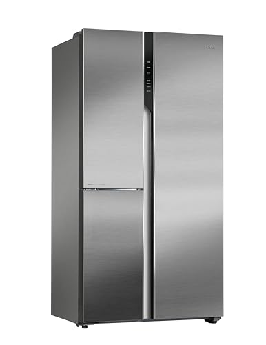 Image of Haier 598 L, 3 Star, WiFi Enabled, 83% Convertible Fridge Space, Expert Inverter 3-Door Frost Free Side by Side Refrigerator (HRT-683ISU1-1, Inox Steel)