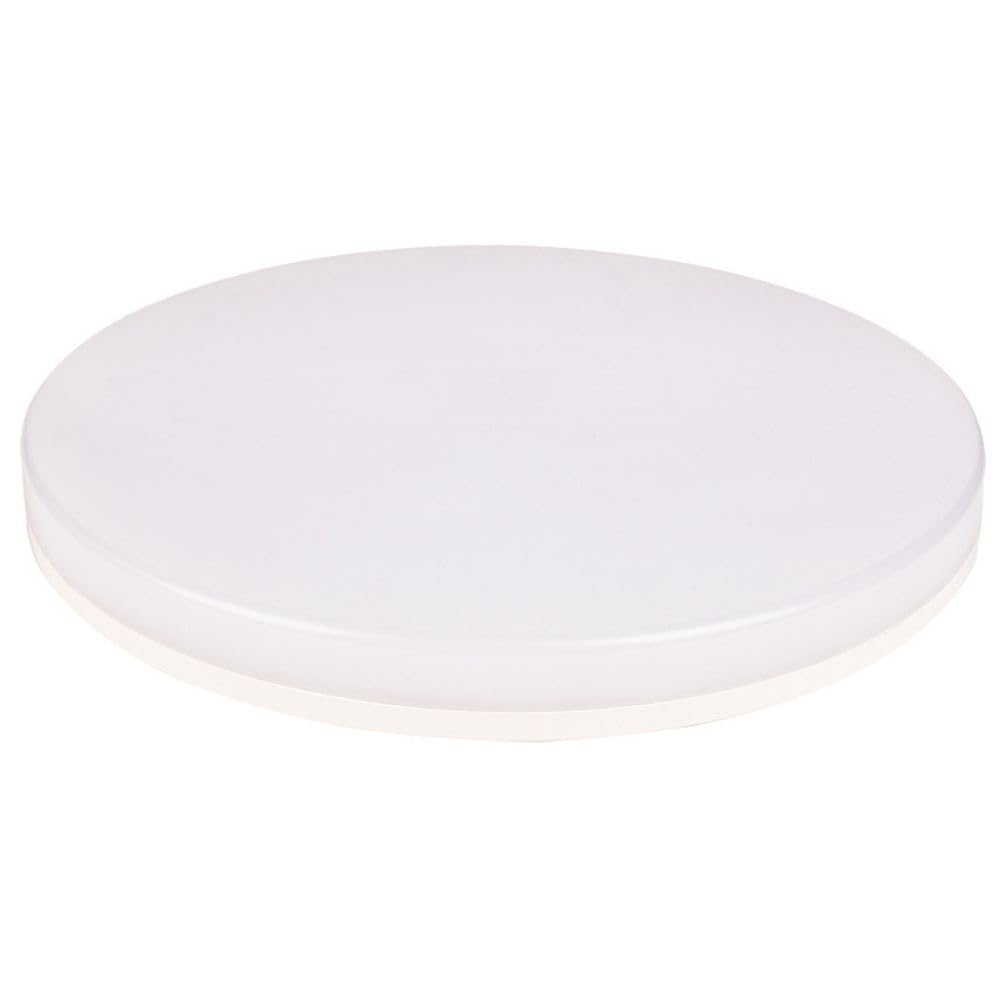 Voltman - Plafonnier rond spécial Salle de Bain IP44 (15 W 1350lm 4000K) - Blanc