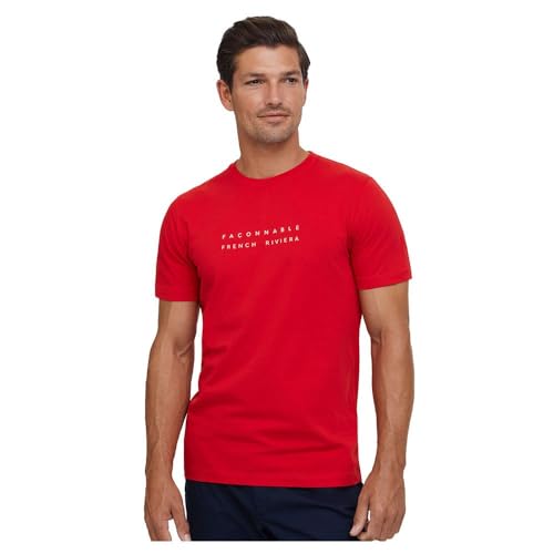 T-Shirt M Faconnable Faco FR RIV haut mode homme manches courtes