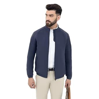 Buy Harfun Ink Blue Workday Jacket with Raglan Sleeves at Amazon.in