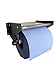 TR Home Solutions Dispensador de papel de metal para montaje en pared Imagen de TR Home Solutions Dispensador de papel de metal para montaje en pared