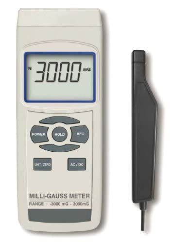 MilliGaussmeter (Range: -3,000 to 3,000 mG) for Industrial, Mechanical, Electrical, Laboratory Field.Model : GU-3001