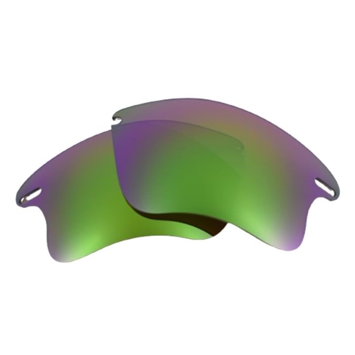Verres de rechange polarisés Fast Jacket XL marron miroir vert
