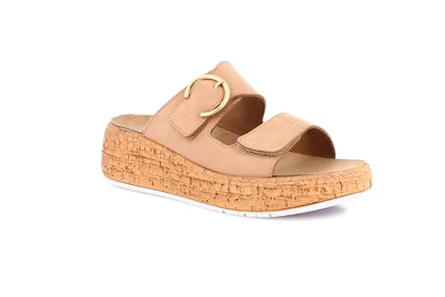 Sandales pour femme Grunland cuir 36 chaussure été confortable basse