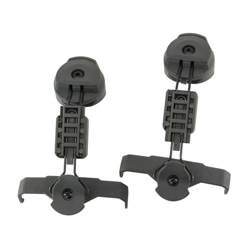 Hearangel ARC Rail Adapter Mounting Accessories Compatible with SORDIN Supreme PRO Active Ear Defender for Airsoft Sports (GY)