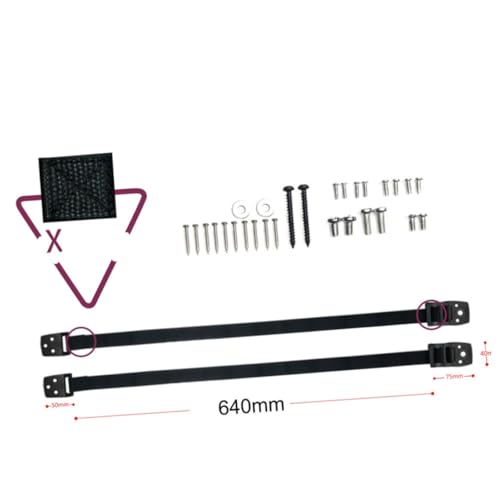 Correas antitip para muebles con robustas hebillas de metal y kit de anclaje 5